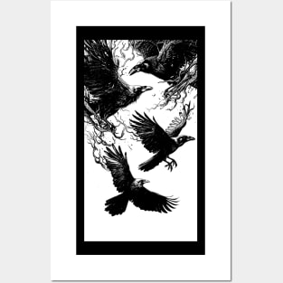 The Crow of the Cemetery Posters and Art